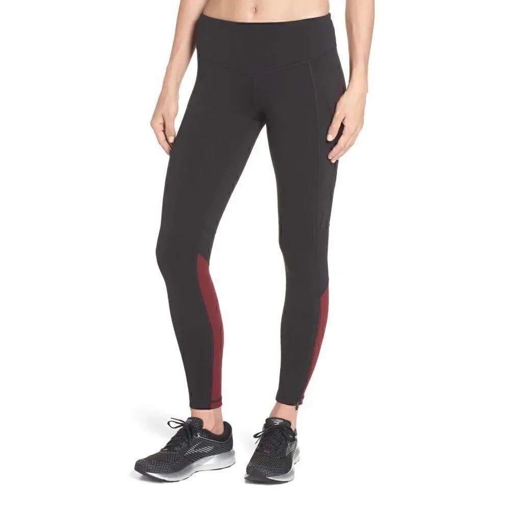 Zella | Gossip Ankle Zip Leggings | Black